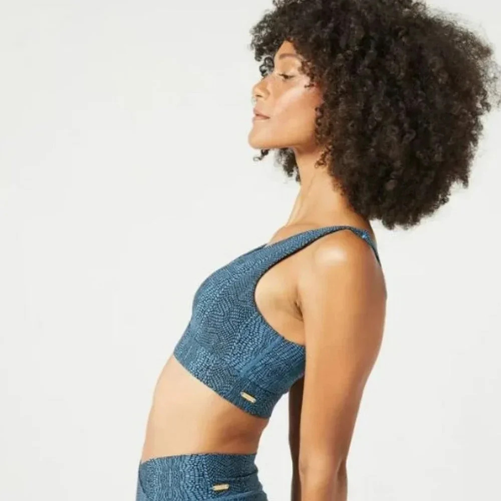 L*Space Printed Do The Twist Bra, let's croc about it - Picture 4 of 7